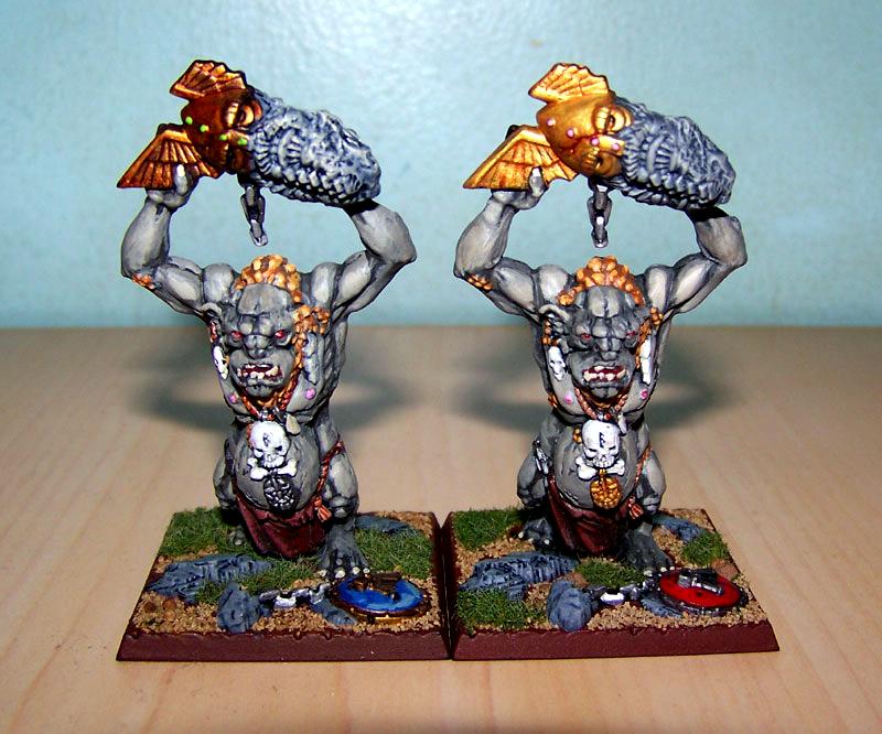 Goblins, Orcs, Skull Pass, Troll, Warhammer Fantasy - Pair of